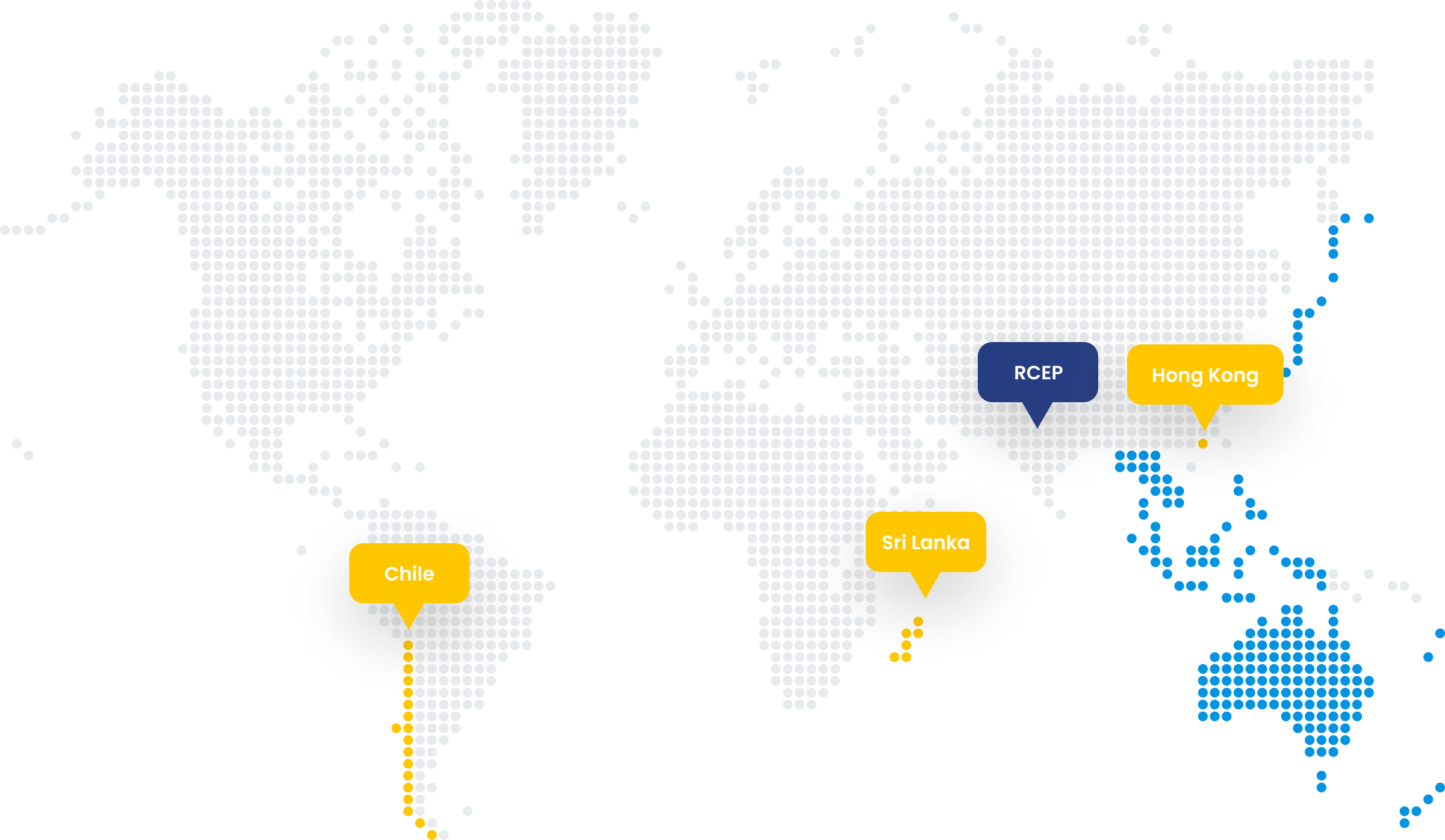 RCEP : Hong Kong, Chile, Sri Lanka