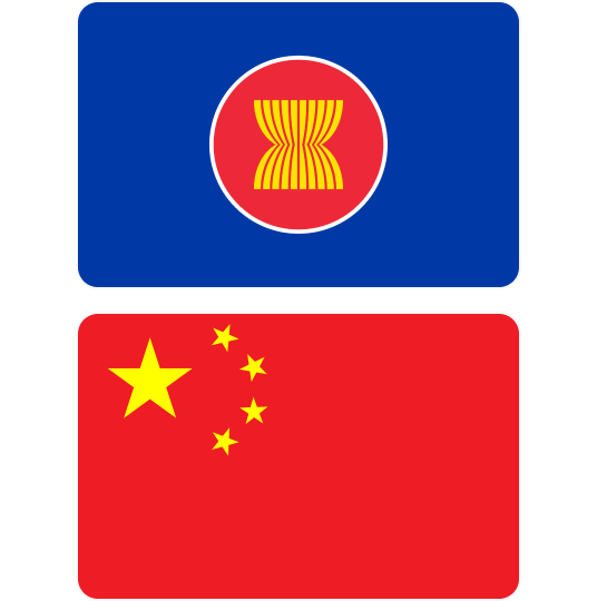 Flag ASEAN, Flag China