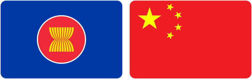 Flag ASEAN, Flag China