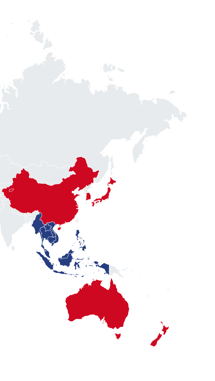 Regional Comprehensive Economic Partnership [2023] Map Image