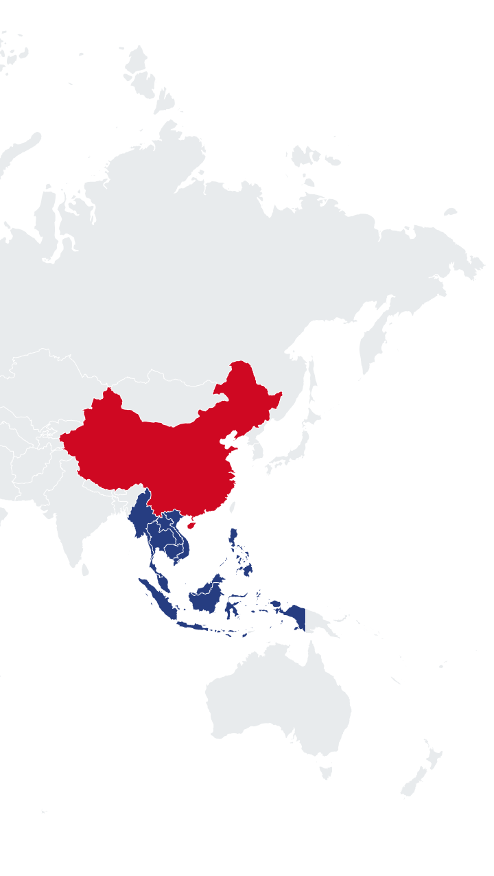 ASEAN-People's Republic of China Comprehensive Economic Cooperation Agreement [2005] Map Image