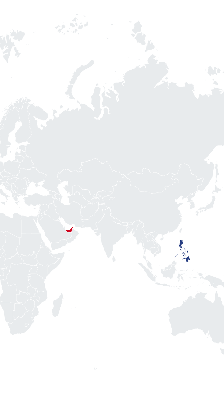 Philippines-UAE CEPA Negotiations launched Map Image