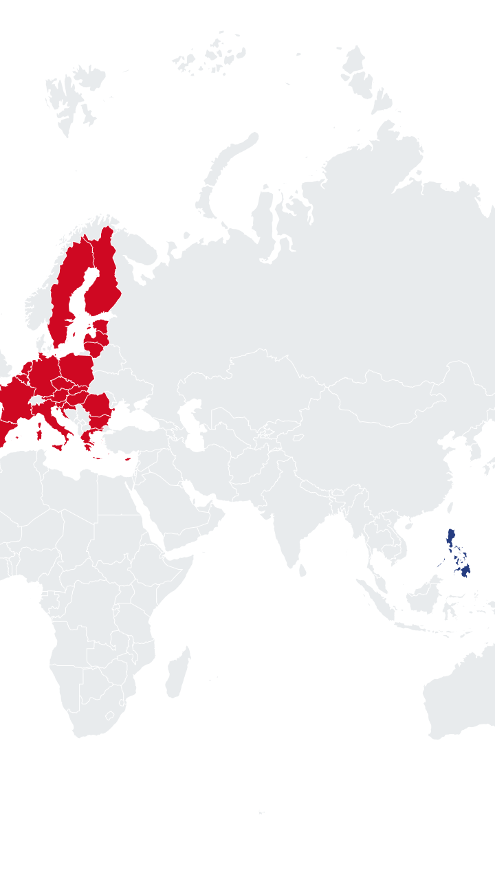 Philippines-EU FTA Negotiations launched [2024] Map Image