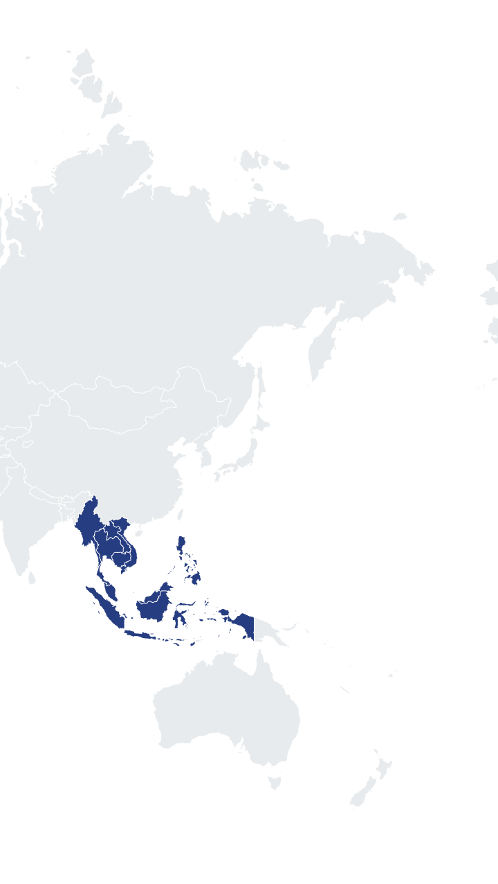 ASEAN-Gulf Cooperation Council Free Trade Agreement Proposed/under study [2023] Map Image