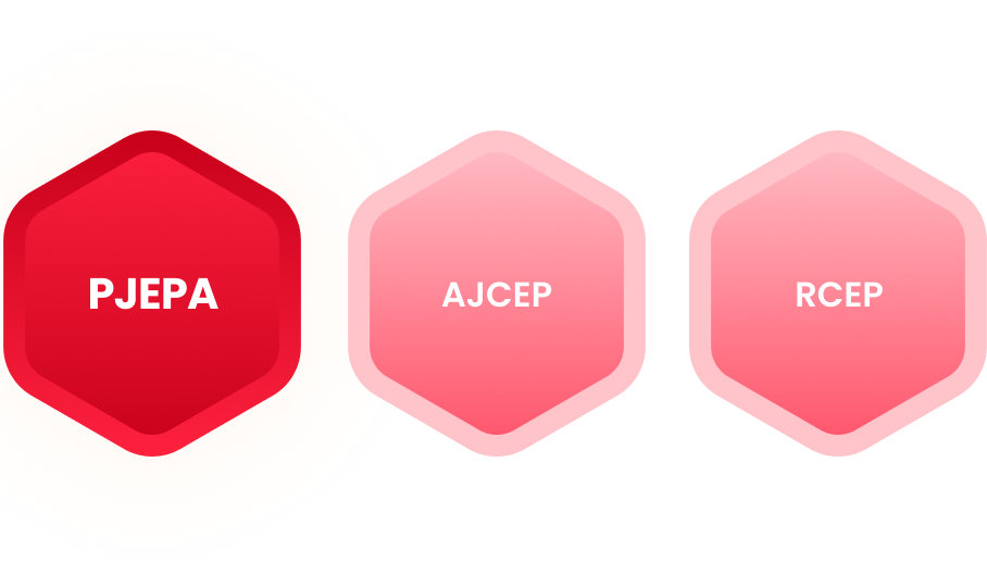 PJEPA, AJCEP, RCEP