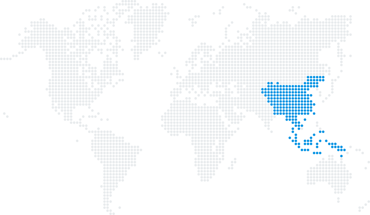 Asia pacific map - ACFTA