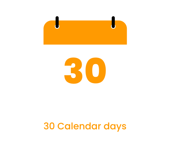 30 Calendar days image